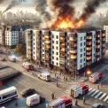 Київ та область під атакою: вибухи та пожежа після прильоту російського дрону