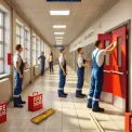 В Київській школі №300 встановлять протипожежні двері за 143 тисячі гривень