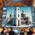 У Софії Київській презентували інноваційну 3D модель Дзвіниці