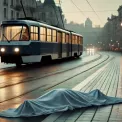 Тіло загиблого чоловіка на трамвайній зупинці в Києві: подробиці трагедії