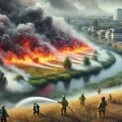 Масштабні пожежі охопили Київ: рятувальники б'ють на сполох