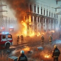 У Броварах загорілася підстанція: що сталося на світанку