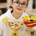 Юна бучанка Дар’я Кравчук виграла три золоті медалі на Чемпіонаті України з шахів