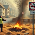 Штрафи за спалювання сухої трави у Києві: що потрібно знати