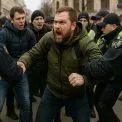 У Києві поліція розігнала мітинг за традиційні цінності біля кінотеатру “Жовтень”