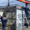 На книжковому ринку "Почайна" в Києві прибрали понад 220 м² МАФів