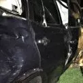 У Борисполі водій заснув за кермом Nissan Murano і врізався в дерево