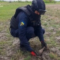 На Київщині у полі знайшли міну часів Другої світової війни