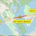Обмеження руху на мосту через Десенку в Києві до кінця 2025 року