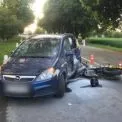 19-річний мотоцикліст протаранив авто на Київщині: подробиці ДТП