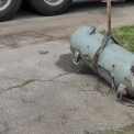 На Київщині на подвір’ї приватного будинку виявили бойову частину ракети Х-101