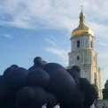 Скульптура «Чорна хмара» на Софіївській площі: символ України на Burning Man