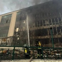 Як російський дрон спалив візовий центр на Лук’янівці: нові деталі атаки