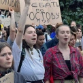 «Ганьба!» — у Києві протестують проти підписаного Зеленським закону про НАБУ