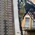 Київ бореться з наслідками негоди: на Лук’янівці знищено історичний дашок, у "Патріотиці" фасад сипався на людей