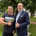 «Окопний живопис»: у Києві презентували виставку художника зі Слов’янська Сергія Сметанкіна