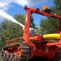 На Київщині випробували новітнього пожежного робота ARKAN Fire