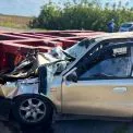 У Білоцерківському районі легковик протаранив вантажівку — постраждали двоє