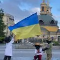 На Поштовій площі малюки-засновники Києва зустріли свята у вишиванках