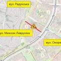У Києві ремонтують асфальт на Лаврухіна: рух обмежать майже на два місяці