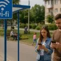 Безоплатний Wi-Fi у Бородянці: інтернет тепер на кожній зупинці