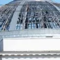 У Києві триває реставрація Будинку вчителя, який постраждав від вибуху ракети