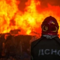 Київ під масованою атакою дронів: нові пожежі у Святошинському районі