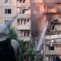 Столиця після атаки: пожежі та руйнування у двох районах