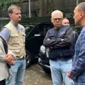 Представники ЄС відвідали пошкоджений російською атакою житловий будинок у Києві