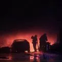У Солом’янському районі Києва загасили пожежу на СТО: вигоріло 100 м²