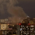 Ворожа атака на Київ у ніч проти 28 вересня: палають автівки та кіоски, є поранені