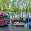 У День Захисників Буча передала військовим дрони, старлінки та пожежний автомобіль