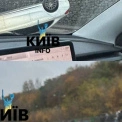 У Києві на Набережній сталася сильна ДТП: авто стоїть колесами догори