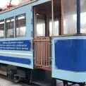 Київ знову зустрів свій синій ретро-трамвай