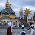 Різдвяна традиція Подолу: скульптури малюків-засновників отримали нові образи
