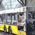 Автобус спалахнув за лічені хвилини: пожежа біля метро «Дорогожичі»