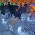 Сніг, світло і волонтери: у Голосіївському парку створили зимову казку