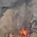 Пожежа паралізувала рух у Солом’янському районі Києва: горить склад на Волинській
