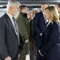 Олена Зеленська та Президент Чехії Петр Павел відвідали оновлене укриття ліцею в Кагарлику