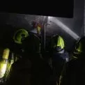 Вогонь не вщухав дві години: на Подолі згорів двоповерховий гараж