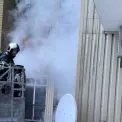 Пожежа на Антоновича: рятувальники вивели 10 мешканців багатоповерхівки