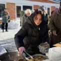 На Оболоні під час морозів зігріли гарячими обідами близько 1000 людей