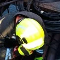 Аварія під мостом Патона: тепломережу ремонтували альпіністи-рятувальники