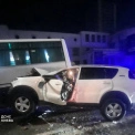 ДТП на Берестейському проспекті: легковик врізався в маршрутку