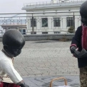 Великдень у Києві: малюків-засновників на Поштовій площі вдягнули у вишиванки