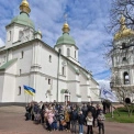 Великдень у Софії Київській як діти загиблих військових зустріли свято разом із Президентом