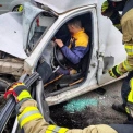 ДТП у Вишневому: рятувальники деблокували водія після зіткнення двох авто