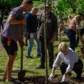 У Києві відкрили Алею Героїв 412 бригади Nemesis у Ботанічному саду: висадили іменні дерева пам’яті