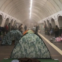 На станції метро «Лук’янівська» через вибухову хвилю почала сипатися стеля
