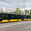 До Києва вперше за 5 років прибули нові тролейбуси PTS T12309